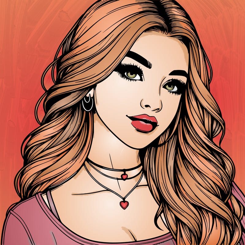 detailed realistic girl