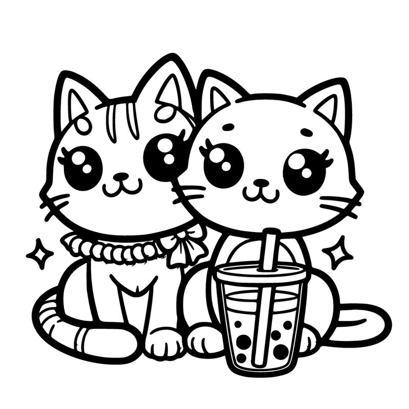 cats with boba