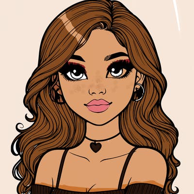 realistic pretty girl