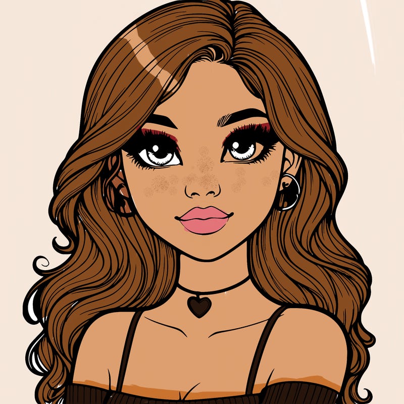 realistic pretty girl