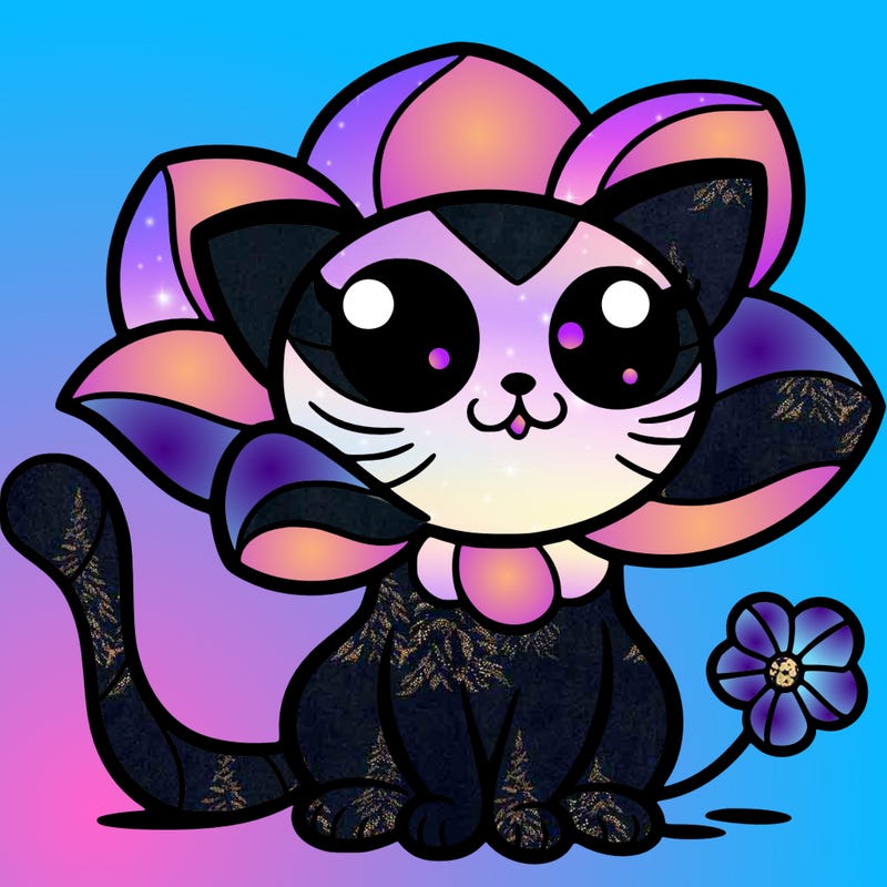 flower cat