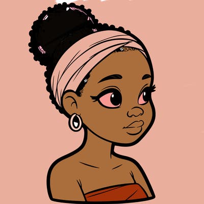 african girl
