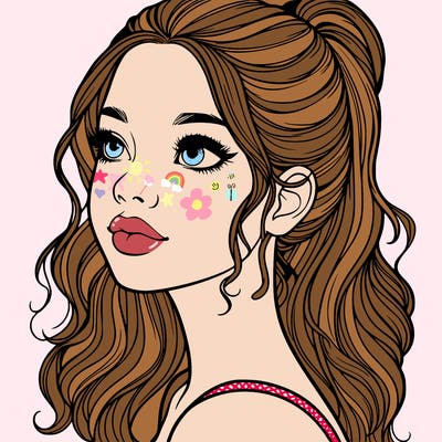 beautiful realistic girl