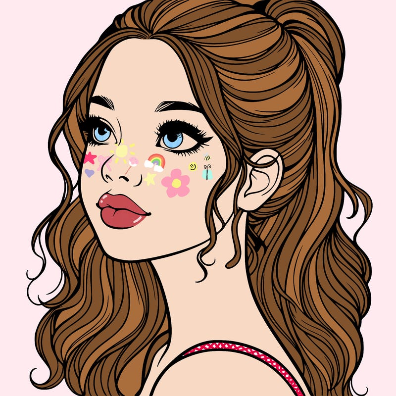 beautiful realistic girl