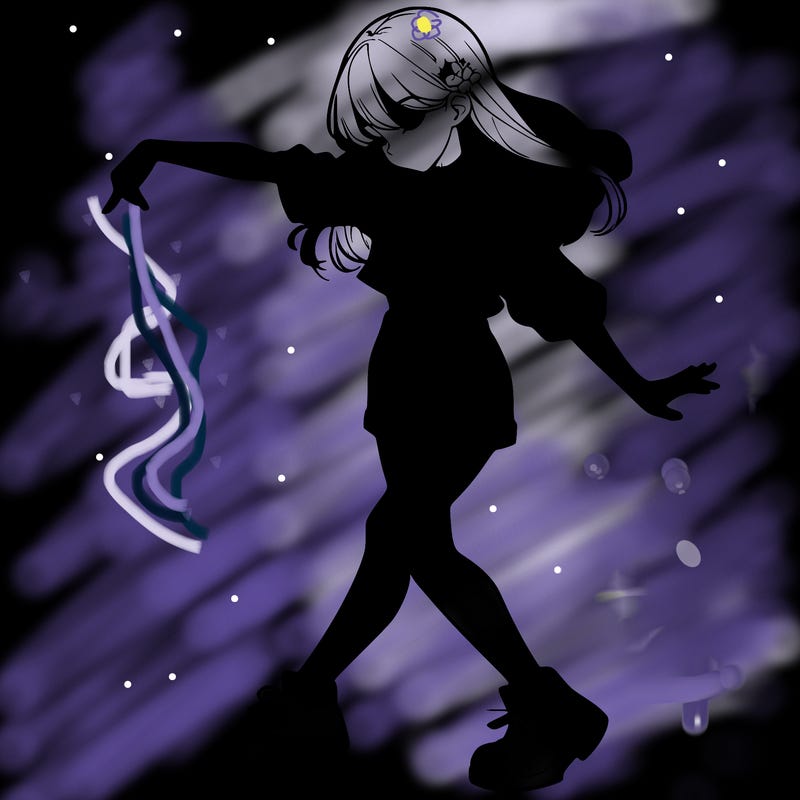 realistic girl danceing