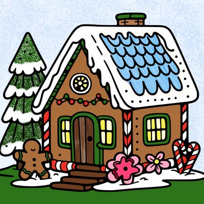 gingerbread house