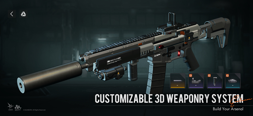 Customizable 3D weaponry system in Girls Frontline 2 Exilium