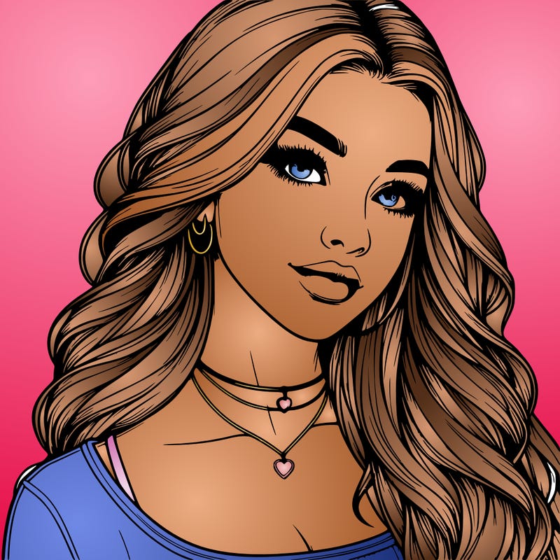 detailed realistic girl