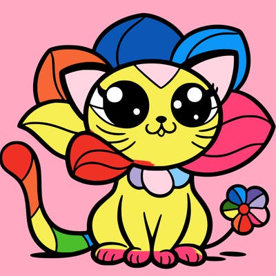 flower cat