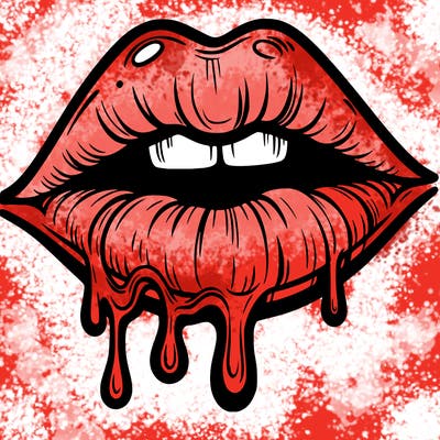 lips that look realistic and drip