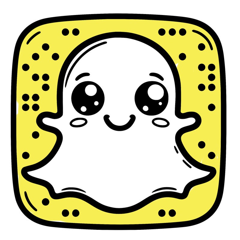 the real snapchat logo