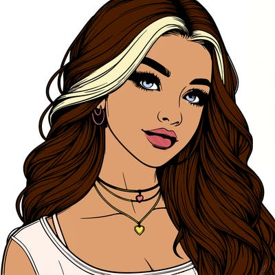 detailed realistic girl