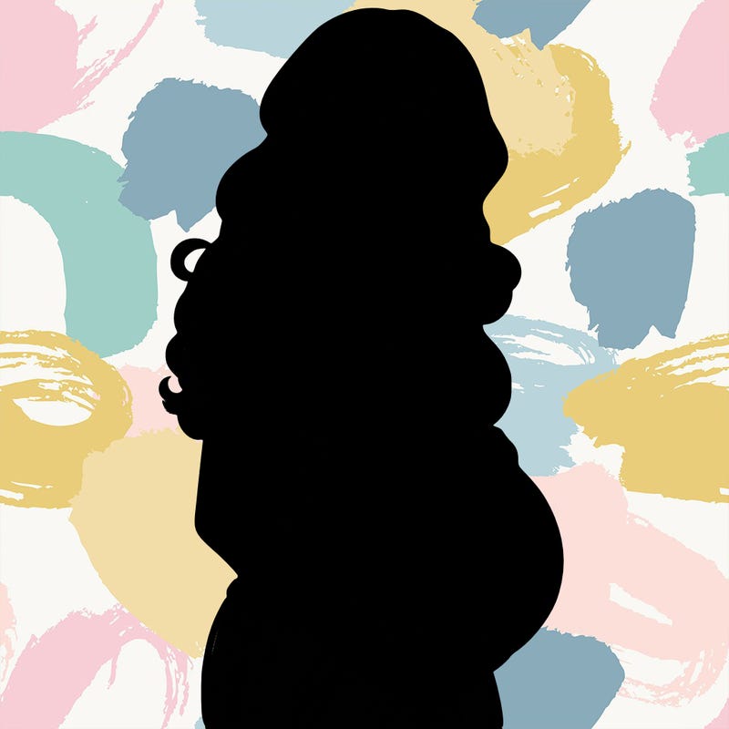 woman heavily pregnant realistic