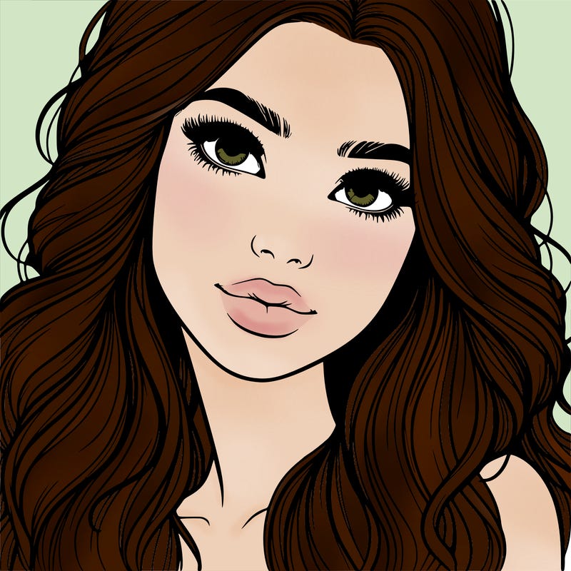 beautiful realistic girl