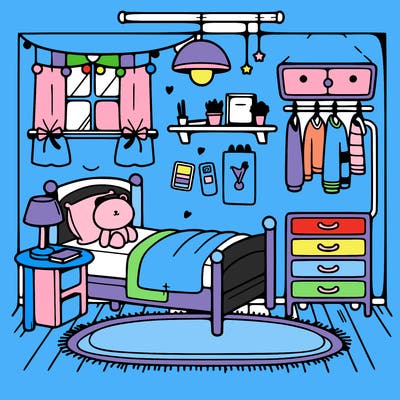 cute bedroom