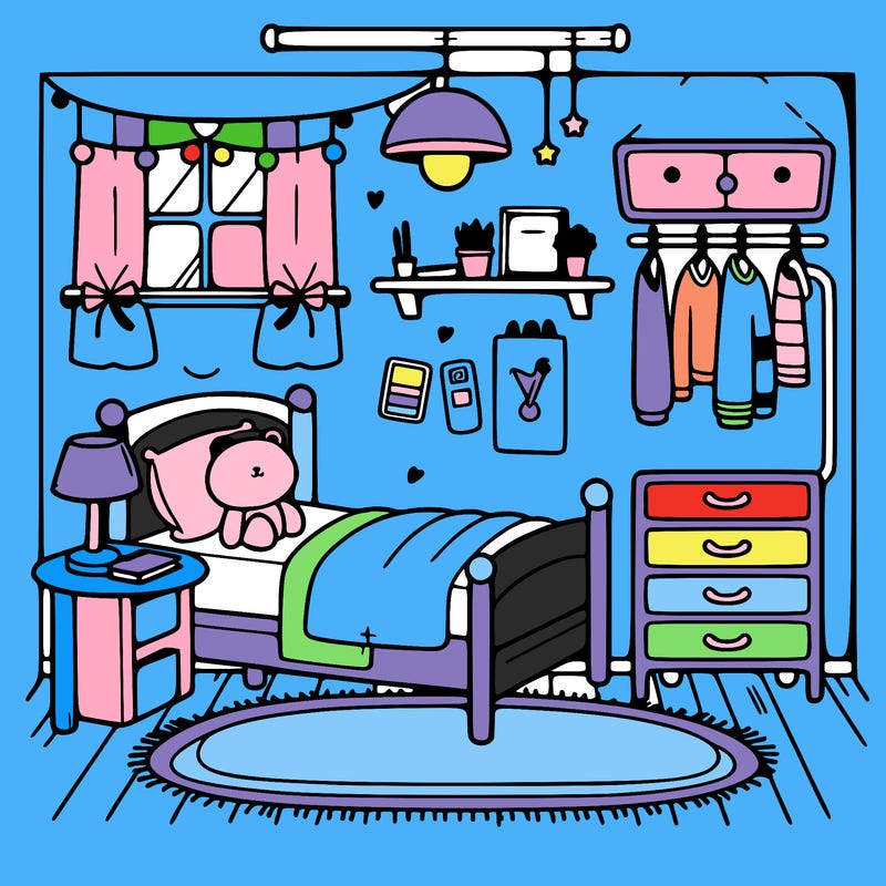 cute bedroom