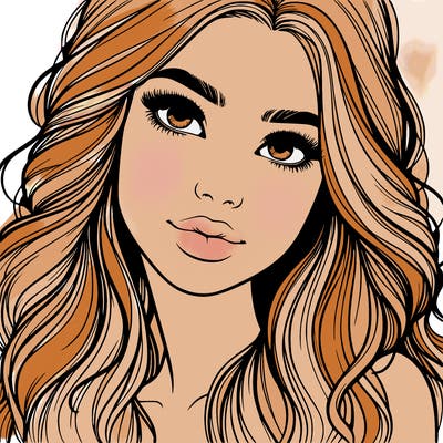 beautiful realistic girl