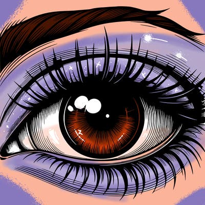 realistic eye