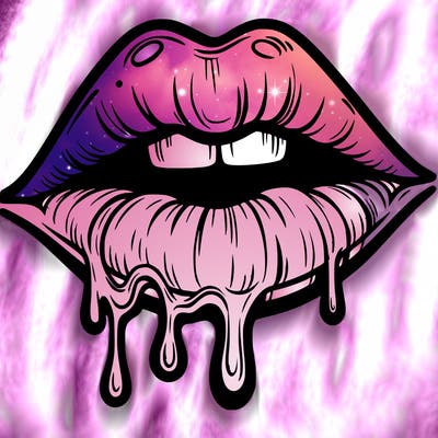 lips that look realistic and drip