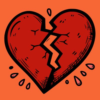 a broken heart