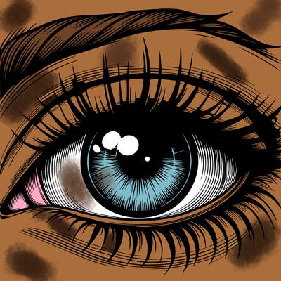 realistic eye