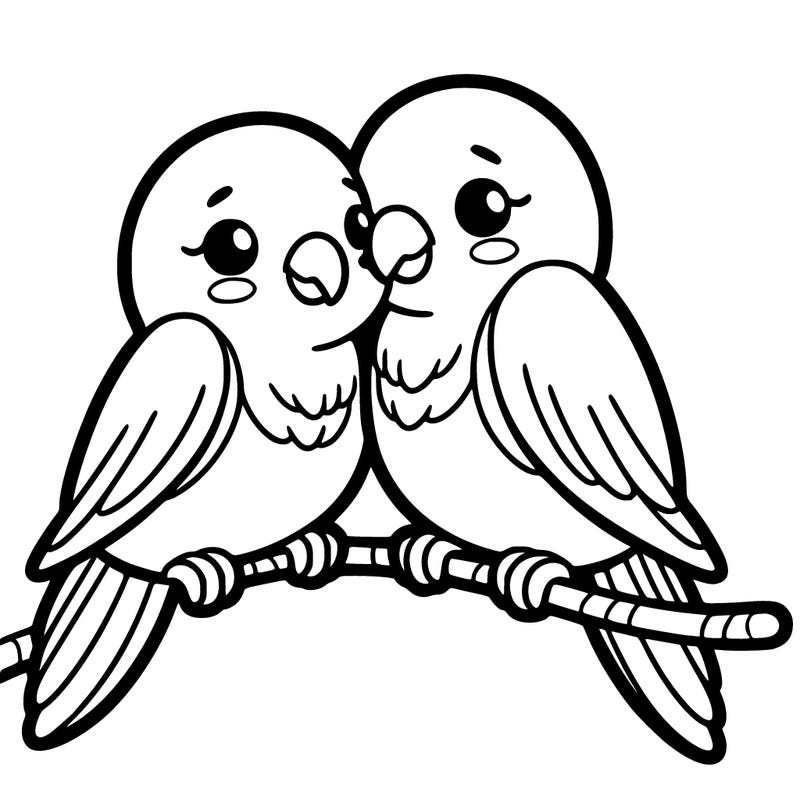 lovebird with a mate