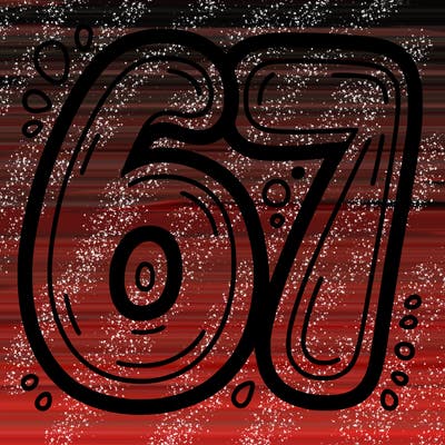 the number 67