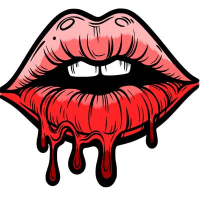 lips that look realistic and drip