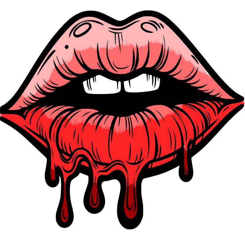 lips that look realistic and drip