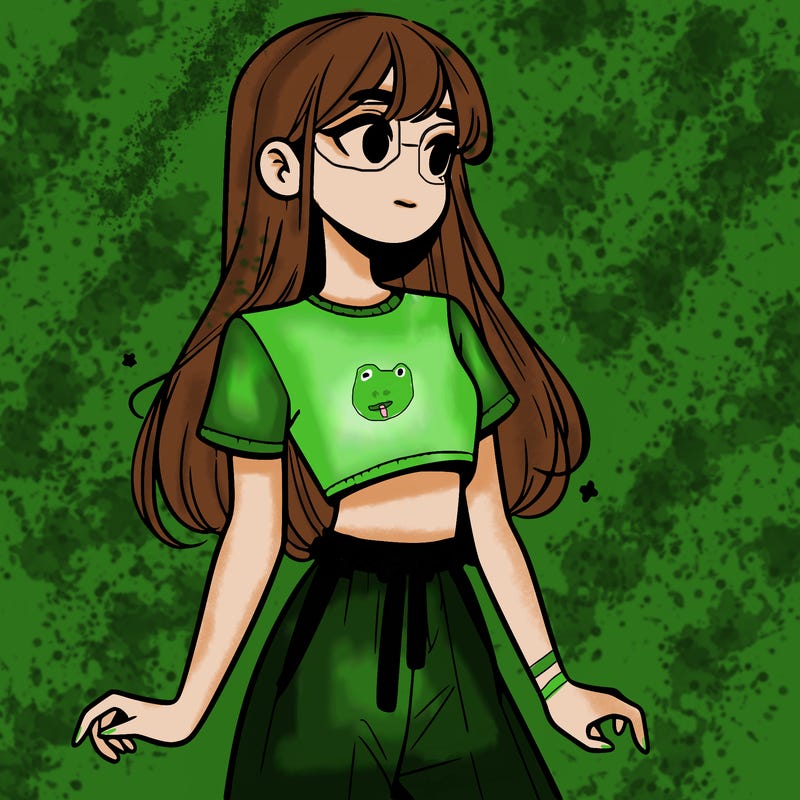 girl in a cute crop top