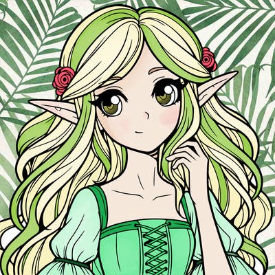 beautiful elf girl