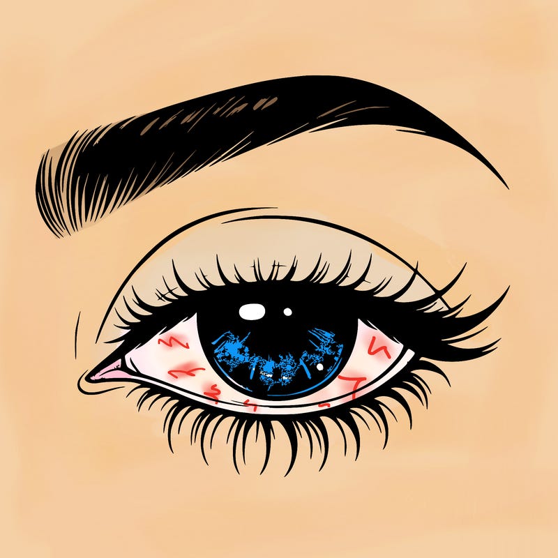 eye closed realistic