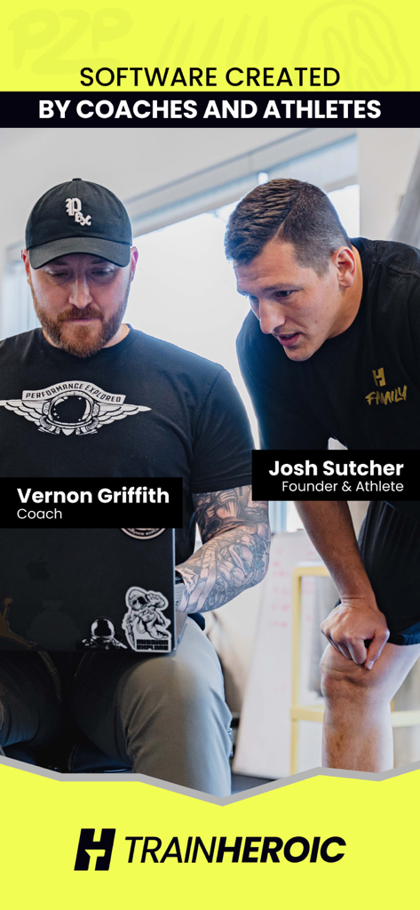 TrainHeroic: Strength Training - L'allenatore Vernon Griffith e il fondatore Josh Sutcher discutono del software TrainHeroic.