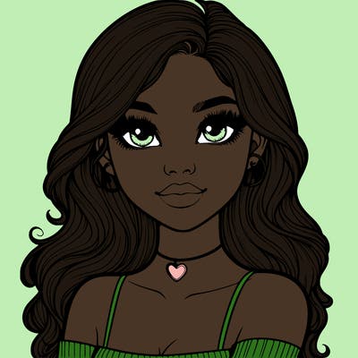 realistic pretty girl