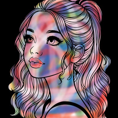 beautiful realistic girl