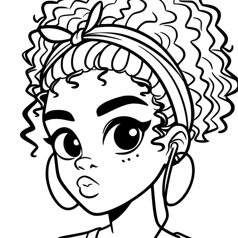 teenage black girl