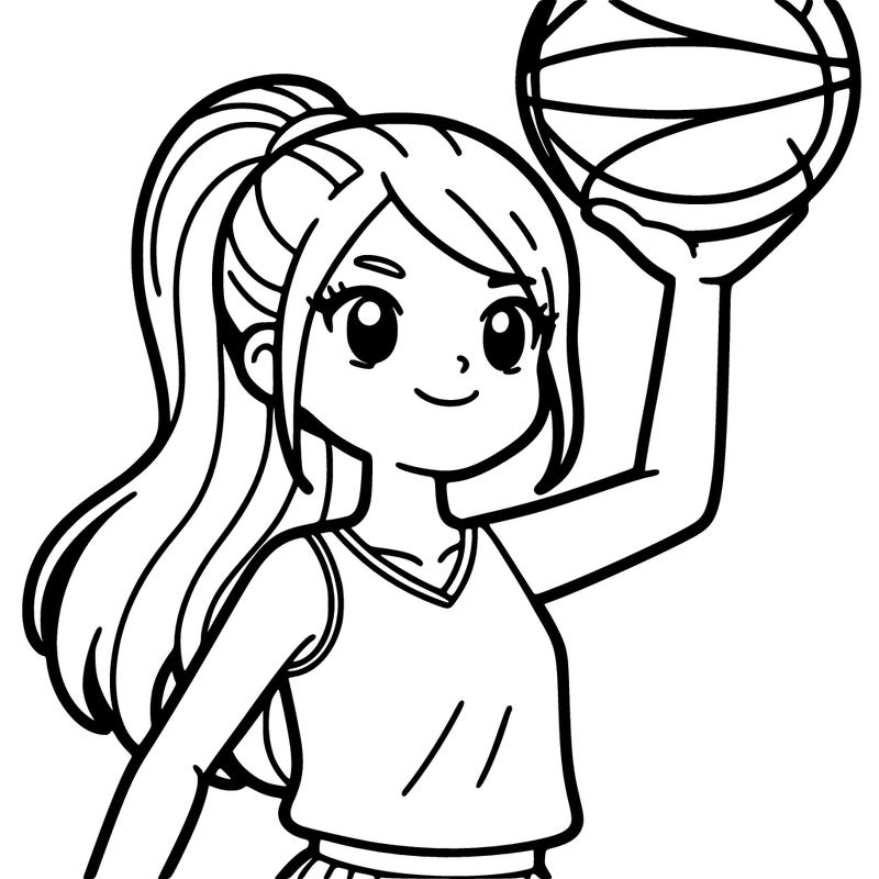 a basketball player who is a girl
