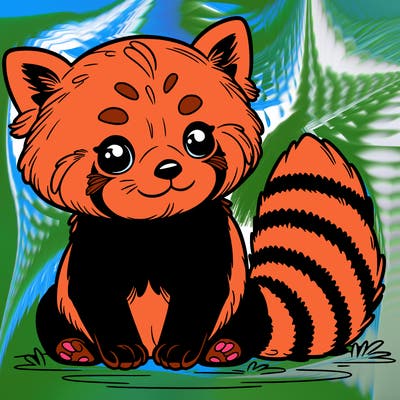 red panda