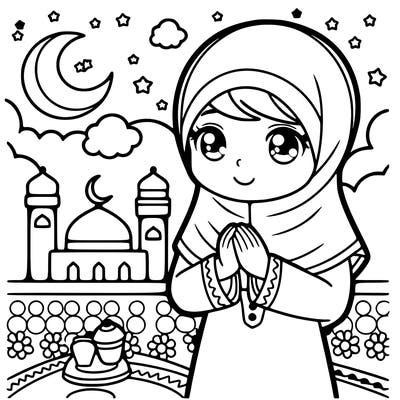 ramadan muslim girl