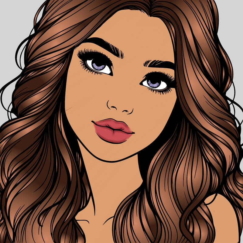 beautiful realistic girl