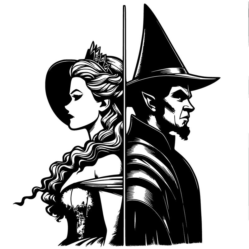 alphaba and glinda realistic split