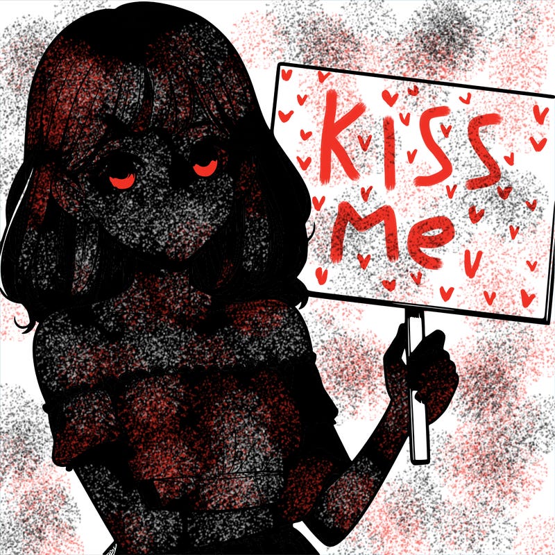 realistic pretty girl holding blank sign