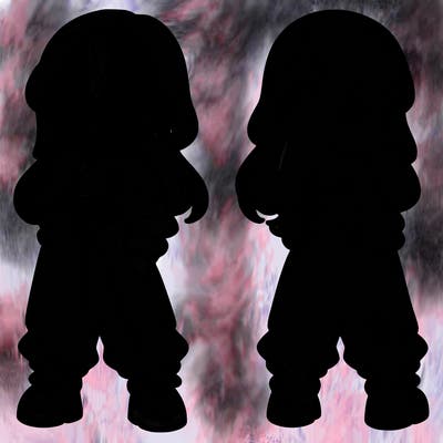 girl in crop top and baggy pants