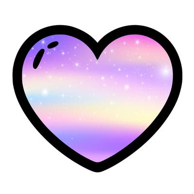 a blank heart