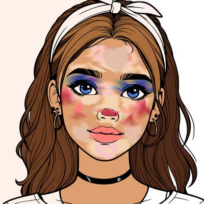 realistic teenage girl