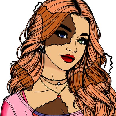 detailed realistic girl