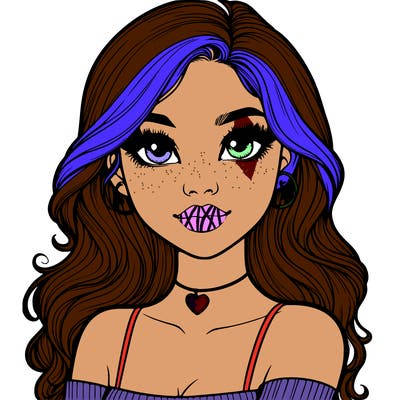 realistic pretty girl