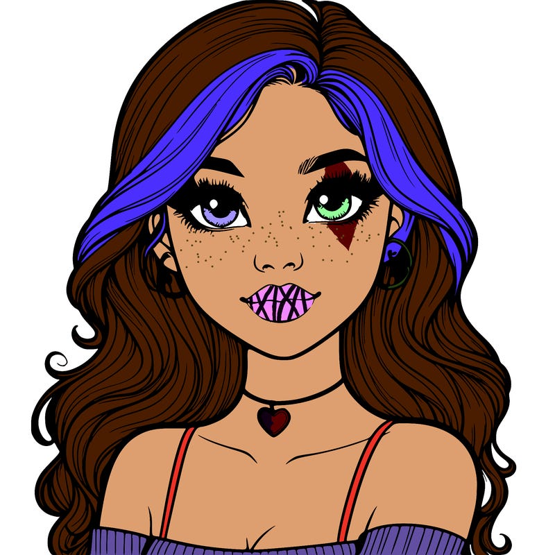 realistic pretty girl