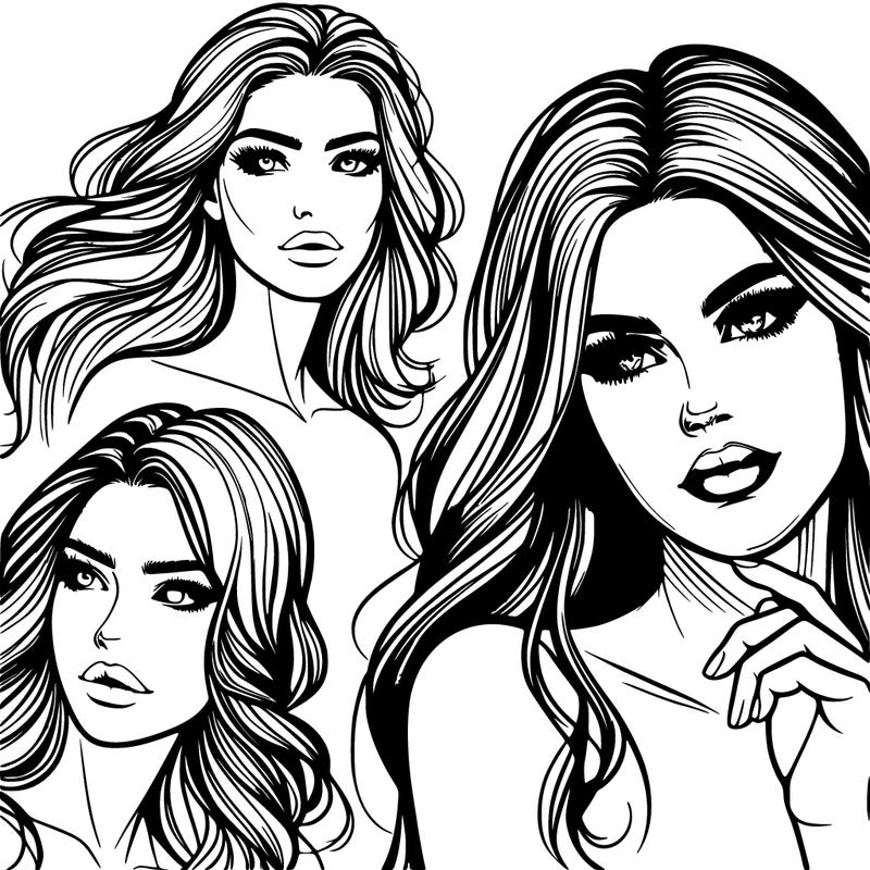 beautiful realistic women