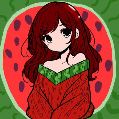 shy pretty girl wearing a sweater that is falling off one shoulder portrait